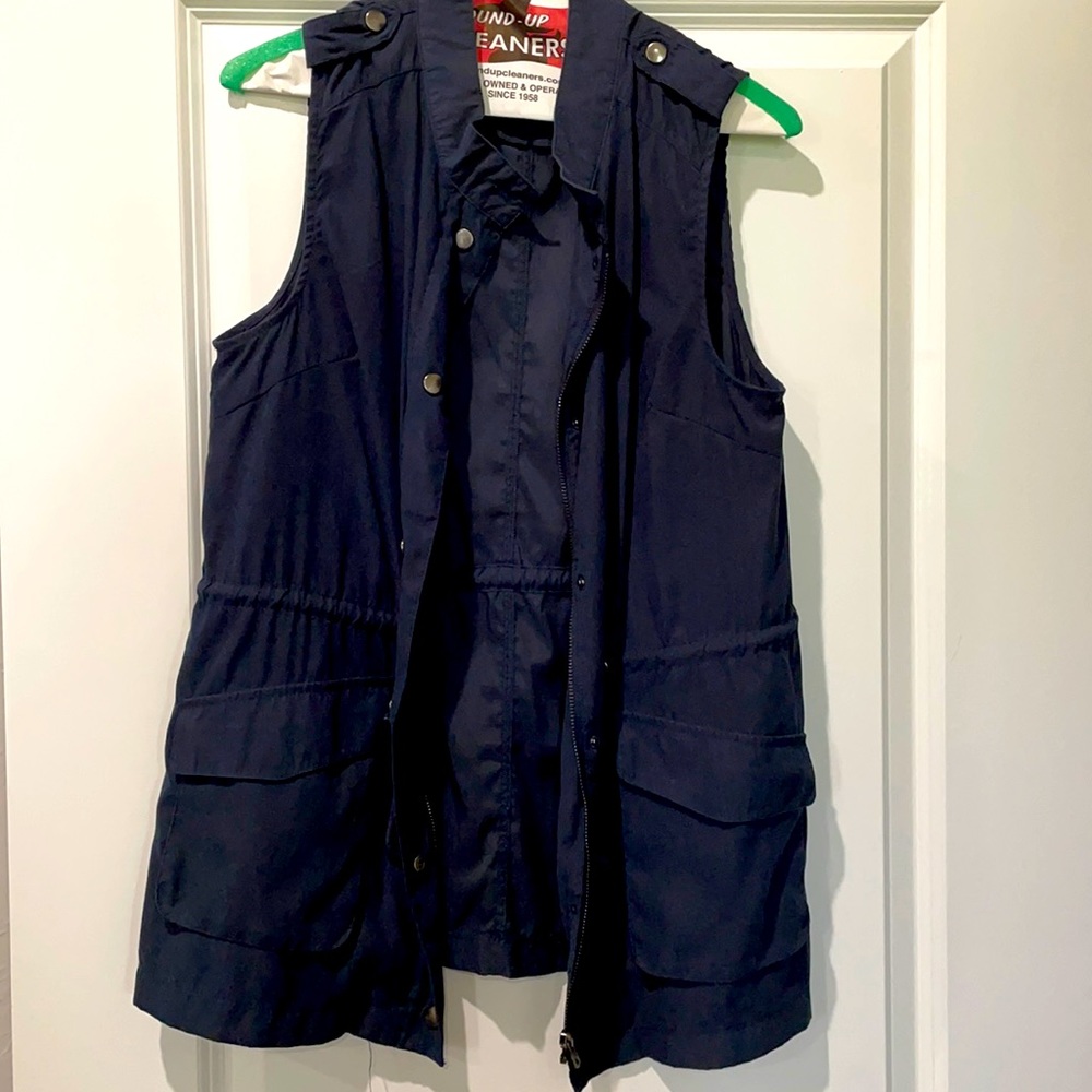 Navy blue vest